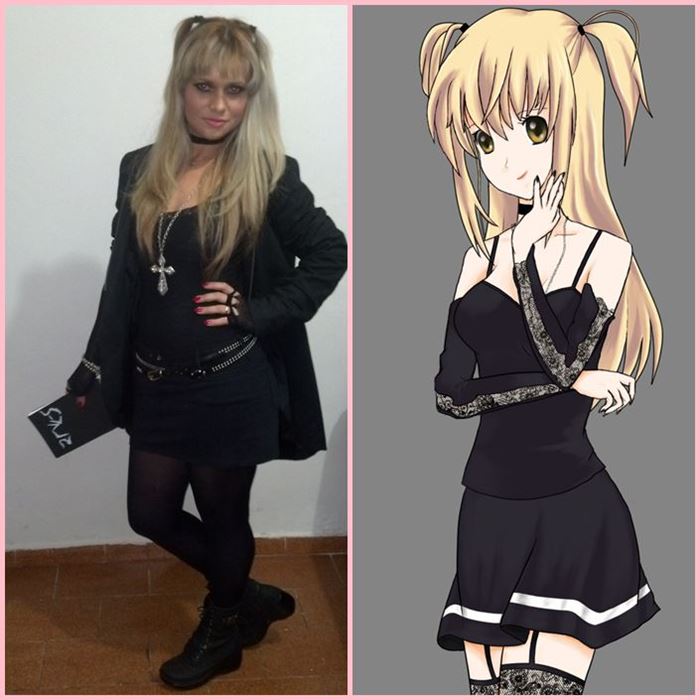  misa misa, misa amane, daeth note, cosplay anime