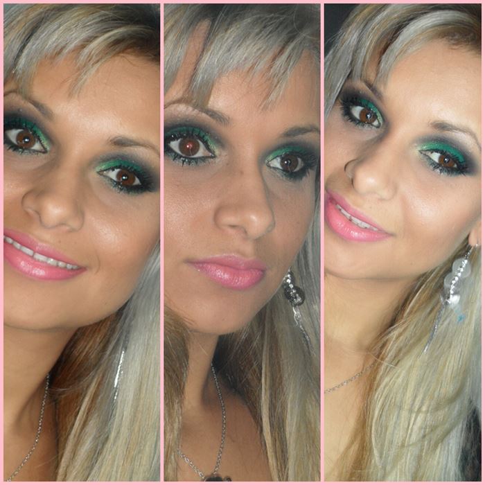 Maqueup verde dramatica