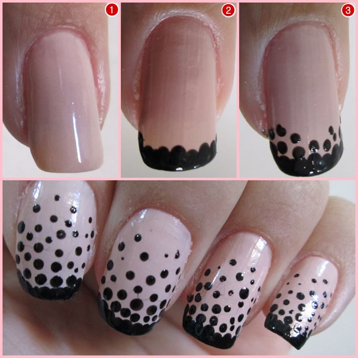Nails art em degrade