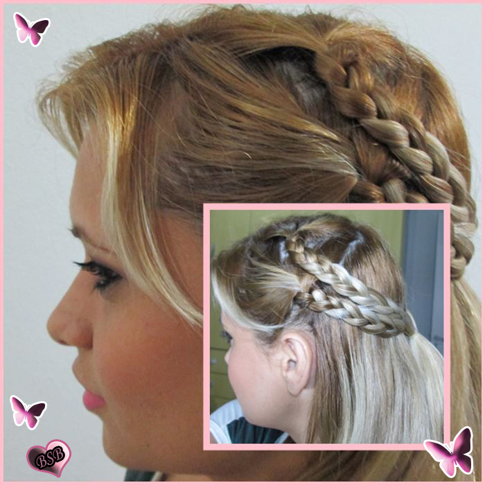 Penteado com tranças