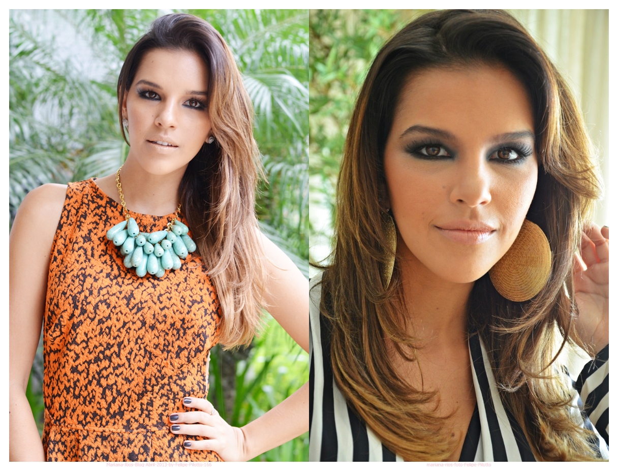 Estilo Mariana Rios, maquiagem look figurino