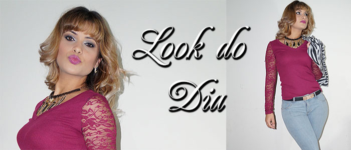Look com casaco de zebra animal print
