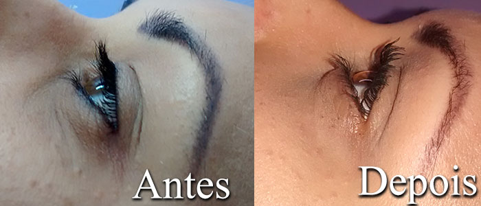 Permanente de cílios spa das sobrancelhas